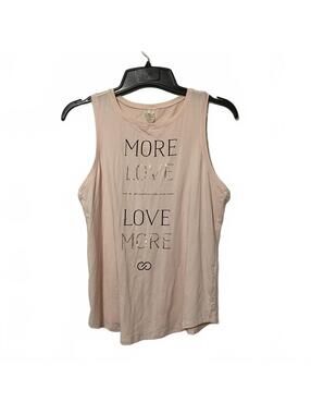 CALIA Carrie Underwood Blush Graphic Love More Tank Top Size Medium